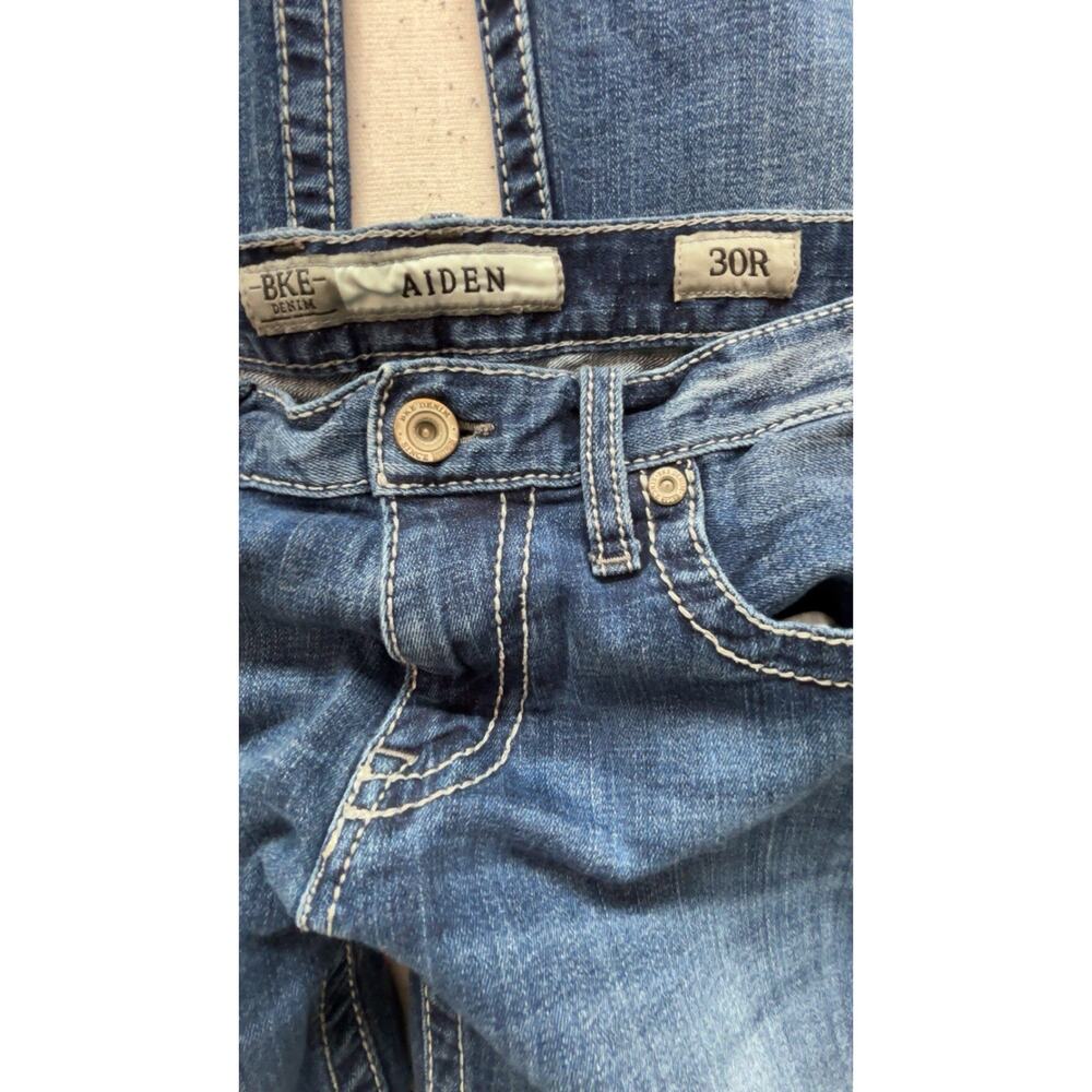 Buckle BKE Aiden Men’s Slim Bootcut Jeans Size 30R 30x32 Blue Stretch $76 - Picture 2 of 7